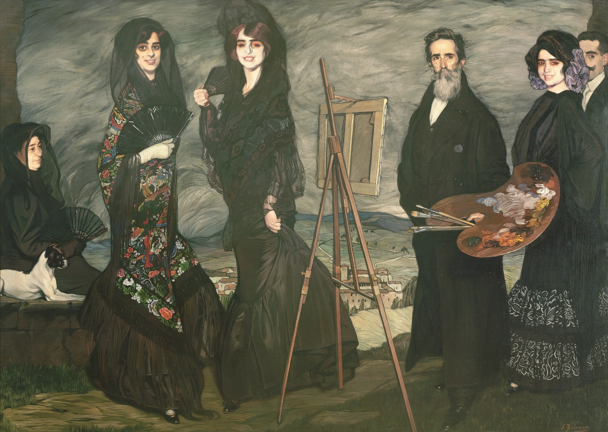 “My Uncle Daniel and his Family” by Ignacio Zuloaga y Zabaleta (Spanish, 1870-1945), 1910. Oil on canvas. Museum of Fine Arts Boston, Caroline Louisa Williams French Fund.