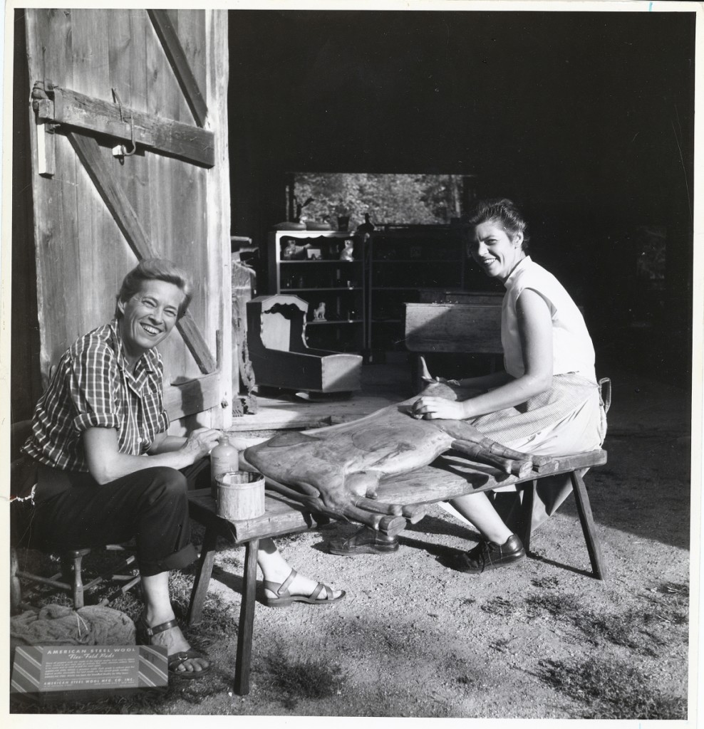 Cordelia Hamilton and Adele Earnest, two of the museum’s co-founders. Photo courtesy of the American Folk Art Museum.