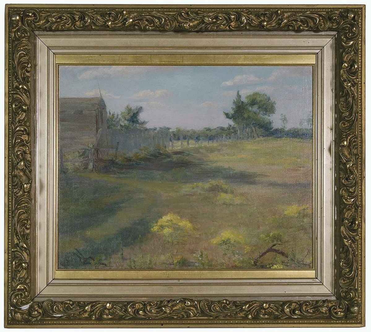 One of the higher prices in the sale was achieved by this Ernest Lawson landscape. It was said to be a Connecticut farm scene and reached $6,250.