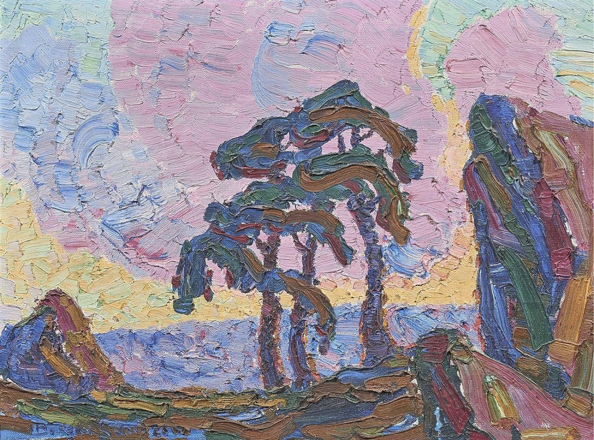 “It is atypical and rare because it is when Sandzén started his Colorado-New Mexico road trip,” Unruh said. An American buyer, bidding online, acquired the second most expensive lot in the sale, paying $68,750 for “Toward Sunset (Manitou, Colorado).” The painting had been acquired directly from the artist and it had been authenticated by the Birger Sandzén Memorial Gallery ($50/70,000).