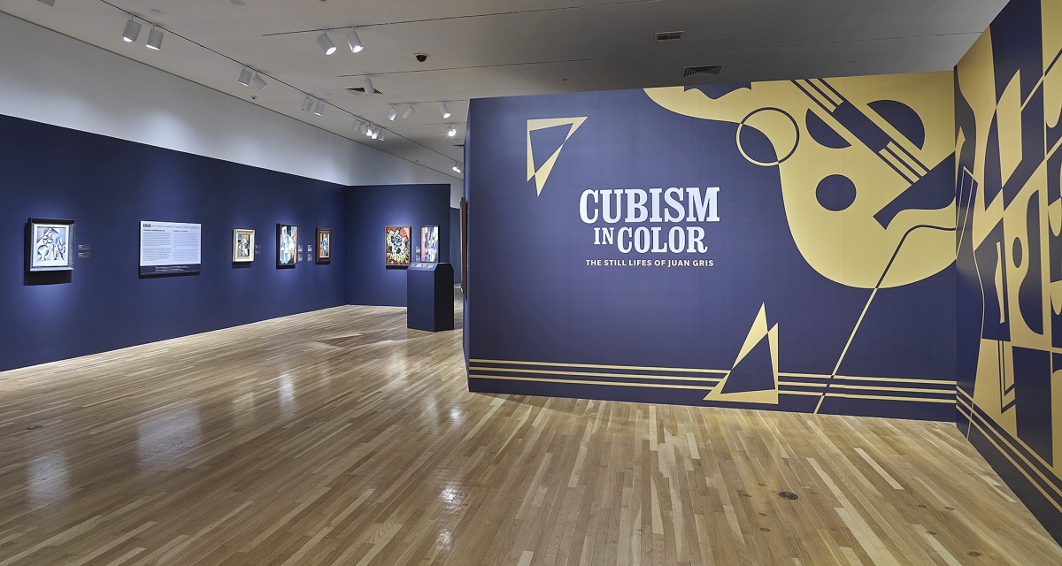 Installation of “Cubism in Color: The Still Lifes of Juan Gris” at the Dallas Museum of Art. Photo by Chadwich Redmon, courtesy Dallas Museum of Art.