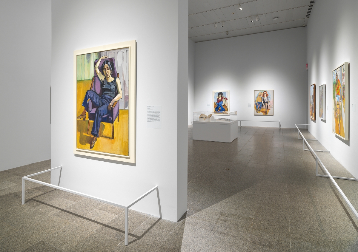 Installation view of “Alice Neel: People Come First” at The Met, 2021. Image Courtesy The Metropolitan Museum of Art. Photo by Anna-Marie Kellen.