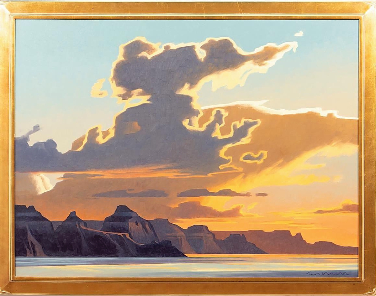 The house had featured “Western Landscape” by Ed Mell (American, b 1942) in its presale advertising and was pleased at how well it did. A phone bidder from the United States pushed it to $39,325 ($8/12,000).