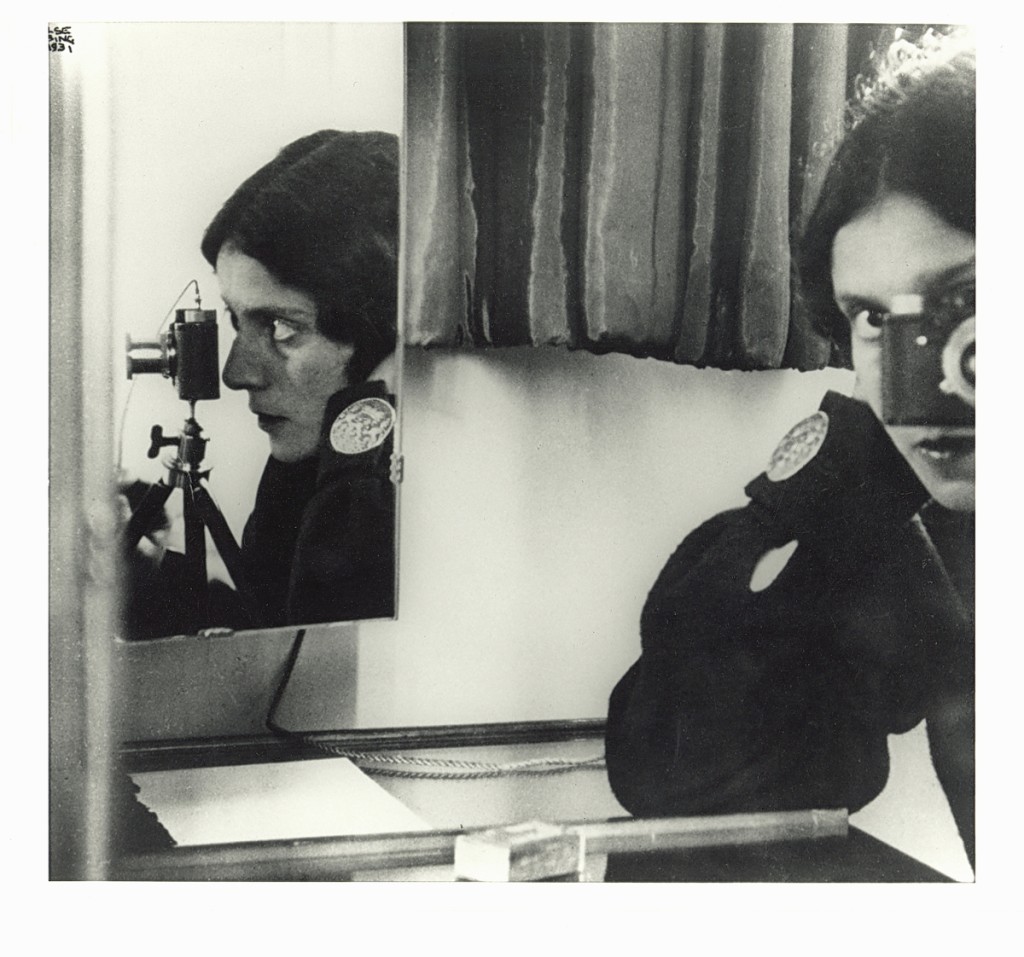 Ilse Bing (American, b Germany, 1899-1998), “Self-Portrait in Mirrors, Paris,” 1931, printed circa 1941, gelatin silver print, 1987.14. Purchase with funds from Georgia-Pacific Corporation.