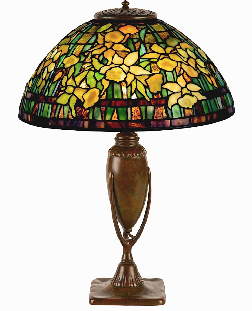 A Tiffany Studios New York Daffodil table lamp realized $61,200.