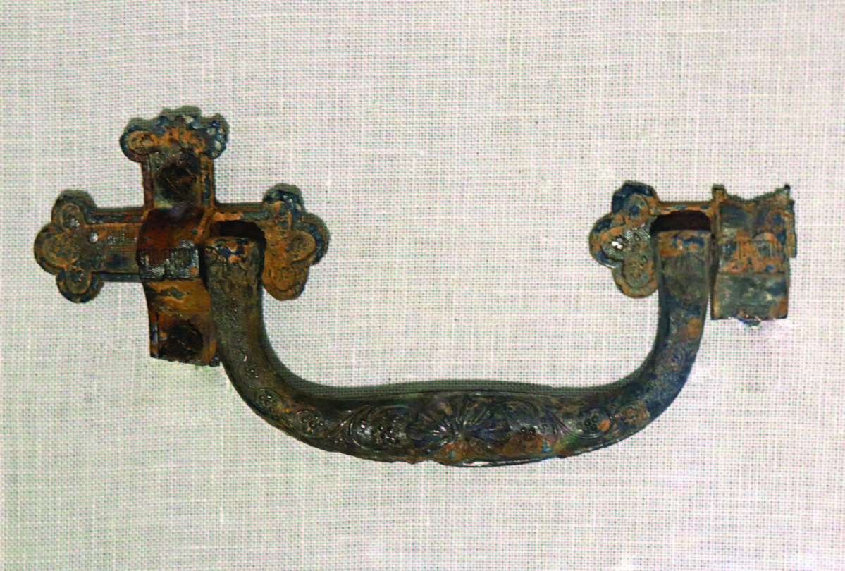 Coffin Handle, first half of the Nineteenth Century, Washington County, Tenn. From the College Hill Cemetery (African American).