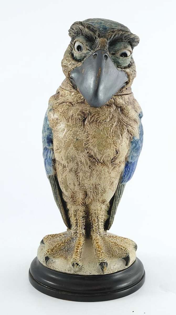 The high mark for the sale was set — and later matched — at $71,291, for this Martin Brothers bird jar that had provenance to Princess Catherine Yourievsky of Russia, the daughter of Tsar Alexander II. A private international collector, who snapped up a total of ten Martin Brothers pieces during the sale, won the lot.