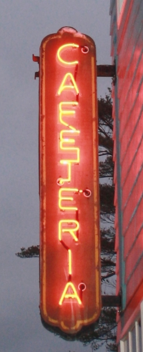 The same New Hampshire collector who purchased the milk truck was successful in bidding for this early Twentieth Century neon cafeteria sign, which brought $4,375.