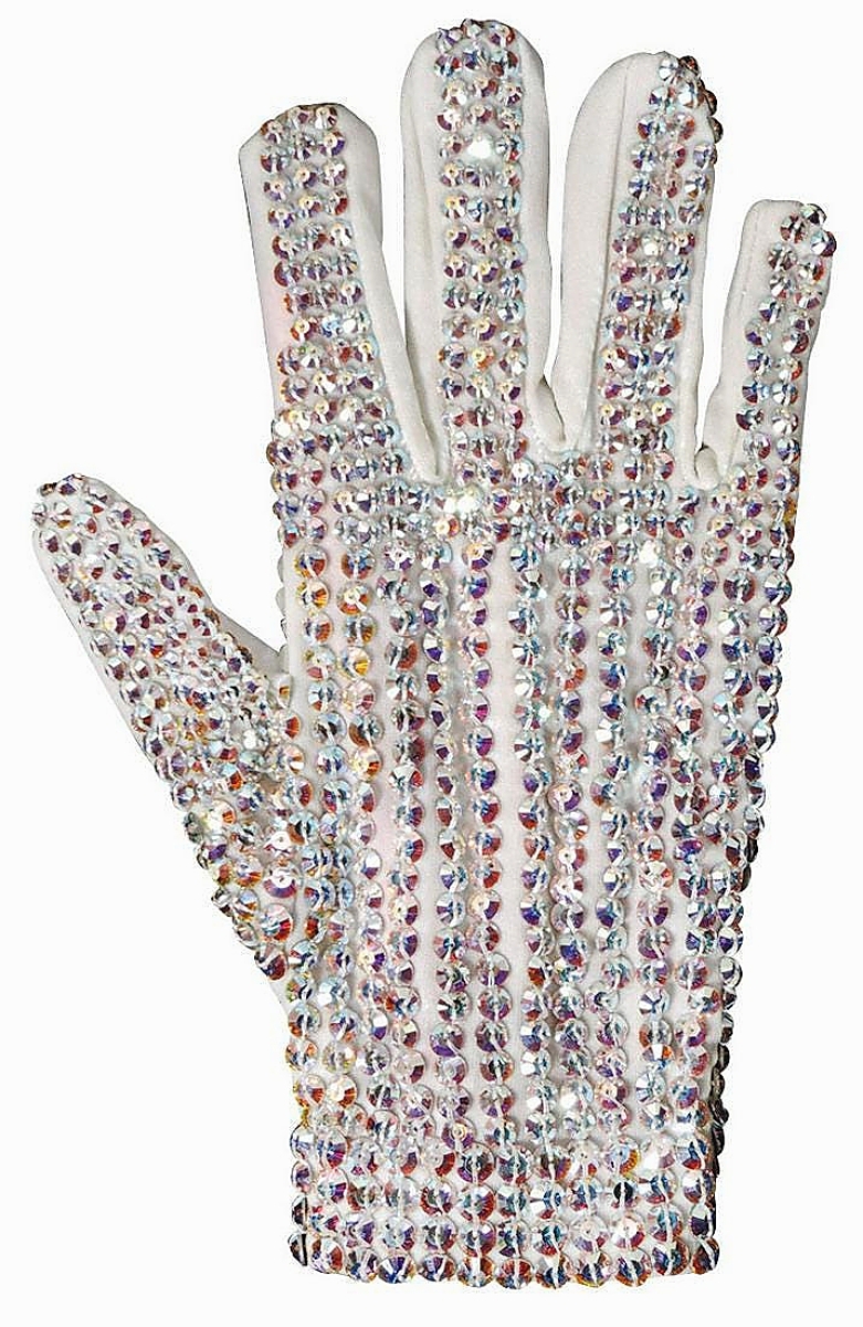 Vying for top lot status, finishing at $17,220 was Michael Jackson’s owned and stage-worn “History Tour” white spandex glove overlaid to the back hand and fingers with rows of stitched flat back Swarovski rose crystals.