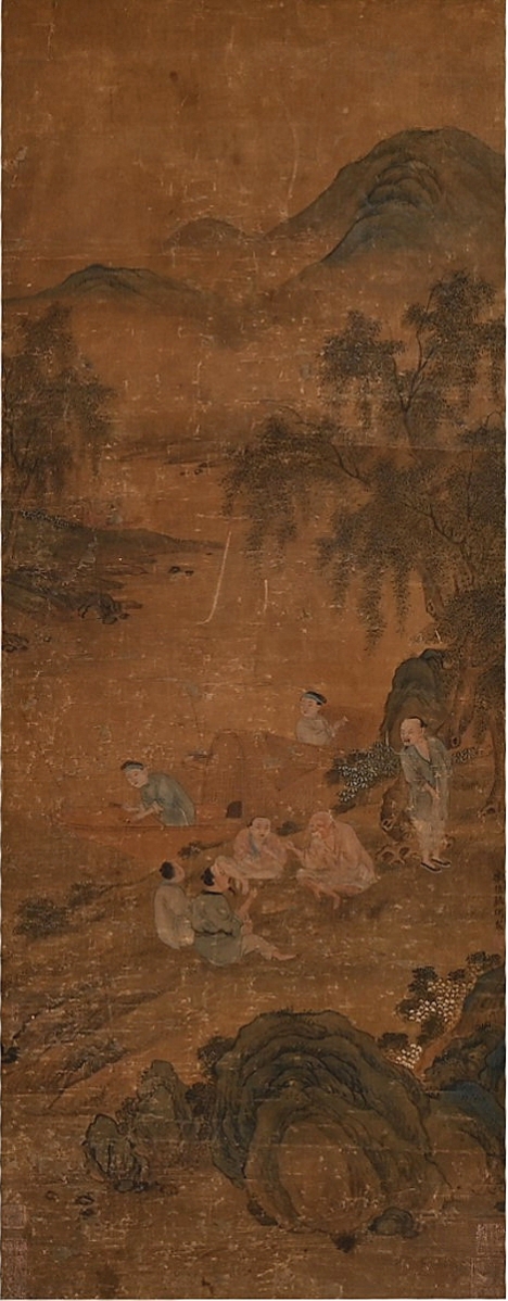 AB Michaan's Chinese scroll painting