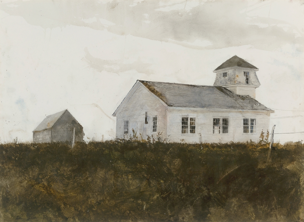 Andrew Wyeth’s “St George,” watercolor on paper, had provenance to three private collections and realized $250,000 ($150/250,000).