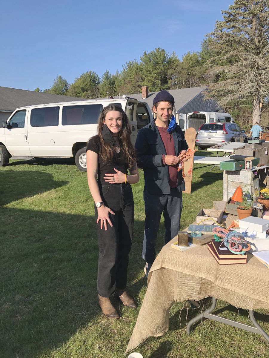Nick Vacchiano, Portland, Maine, is one of the new dealers that the Gurleys encouraged to do shows. He said he started about three months ago. His friend Lila Lyons is Rachel and Josh Gurley’s niece.