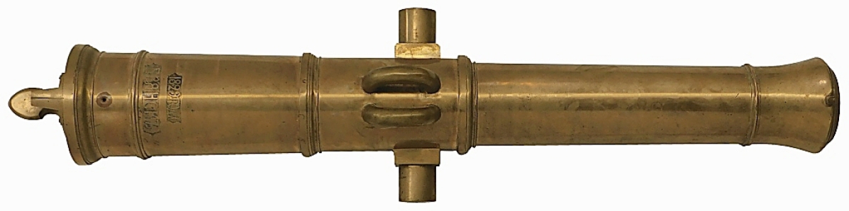 A circa 1829 Russian M. 1805 12-pound bronze field gun being sold to benefit the acquisition fund of the Massachusetts National Guard Museum, where it was displayed until just recently, brought the highest price in the sale, going to a private collector bidding on the phone who won it for $81,130.