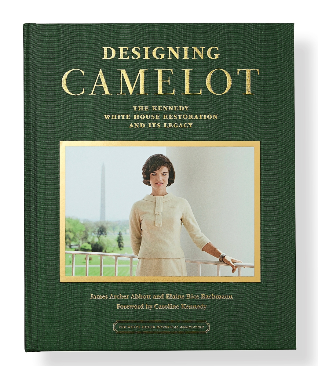 Designing Camelot: The Kennedy Restoration and its Legacy by James Archer Abbott and Elaine Bachman with a foreword by Caroline Kennedy will be released by the White House Historical Association on July 28, 2021. Photo credit: White House Historical Association.