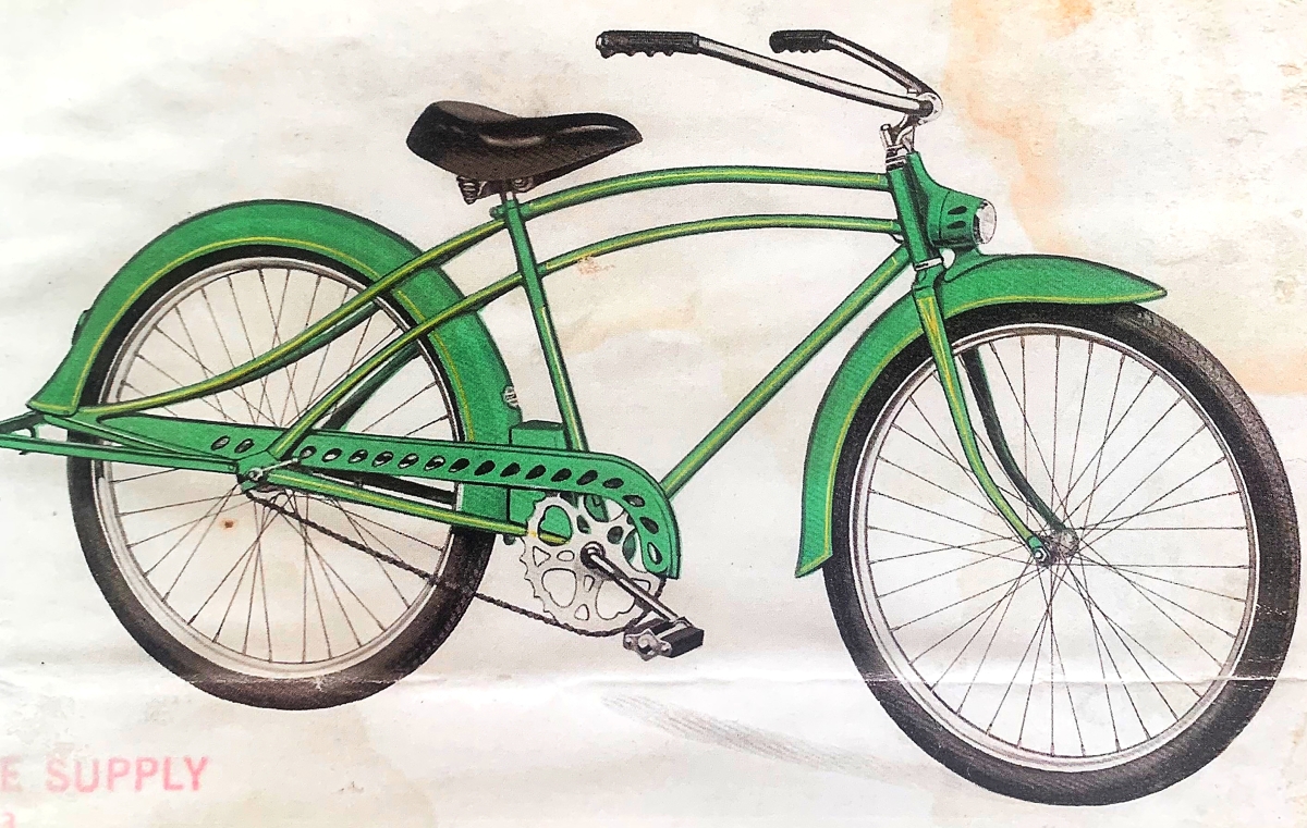 Original catalog image, 1936 Airflyte (Huffman) Safety Streamline.