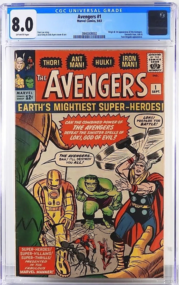 The sale was led at $23,125 by an Avengers #1, recently graded for the first time in an 8.0. It came from a collection in New Jersey, amassed by a retired academic who purchased many of his Silver Age comics off the newsstand. Landry said he read them once or twice and then put them away into a liquor box, where they sat until Landry arrived to inspect the collection.