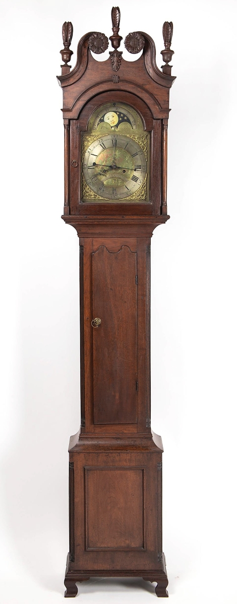 1226 Henry Hahn tall case clock
