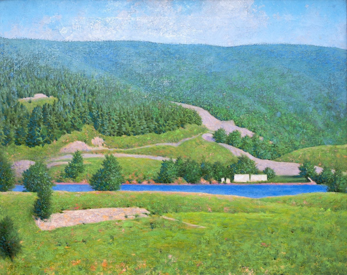 “Vermont” by Frank Vincent DuMond (American, 1865-1951), 1941. Oil on canvas. Collection of Andrew Charles DuMond.
