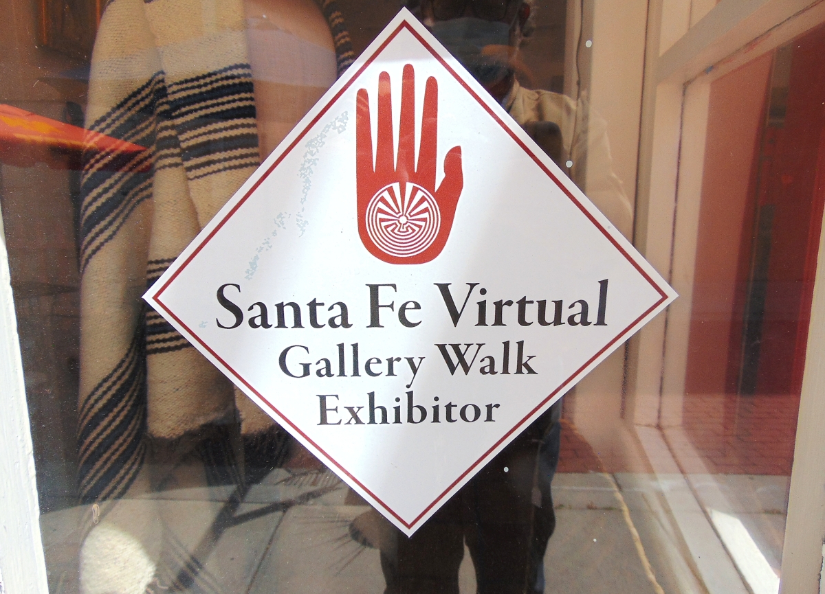 The Gallery Walk window decal.
