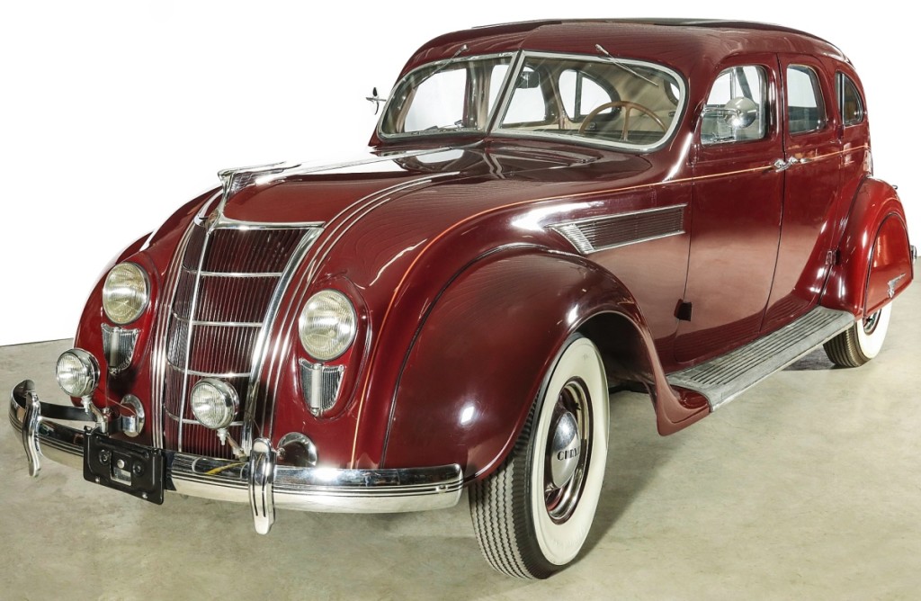 Top lot in the sale was a beautifully restored 1935 Chrysler Airflow Imperial, which motored to a $35,200 final price. The Series C-2 car came from the Joseph family of Belleville, Ill., owners of the world’s oldest Chrysler-Dodge-Jeep agency until August 1, 2006. The buyer was an internet bidder who advanced the car’s $15/20,000 estimate.