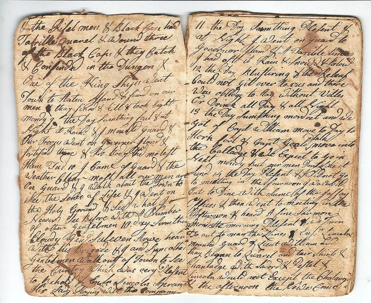 The star of the sale was a Revolutionary War diary kept by Captain Benjamin Beal, from Hingham Mass. In it, Beale’s daily entries detail the events and hardships on the march from Boston to New York following the British evacuation of Boston. It covers the period March 17, 1776, to December 6 of that year. The lot also included Beal’s ledger describing payments to soldiers and others on the march. The lot sold for $87,500.