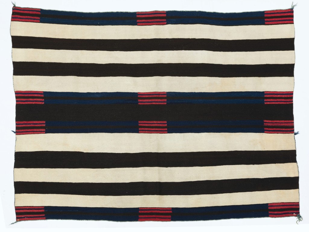 This Navajo Second Phase chief’s blanket, purported to have been that of Red Cloud’s (1822-1909), a Sioux chief, before entering the collection of paleontologist Othniel Marsh, topped out at $162,000.