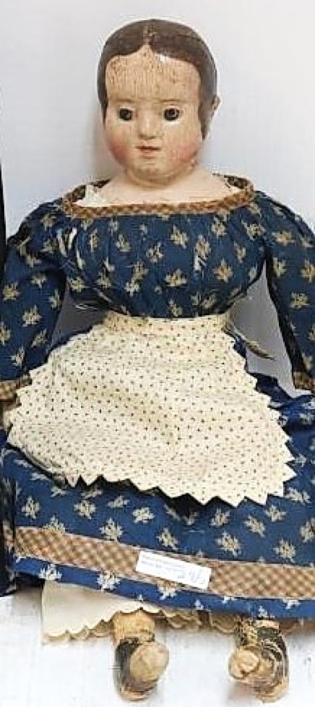 Fetching $26,240 and coming directly from an East Coast private collection was this Izannah Walker doll.