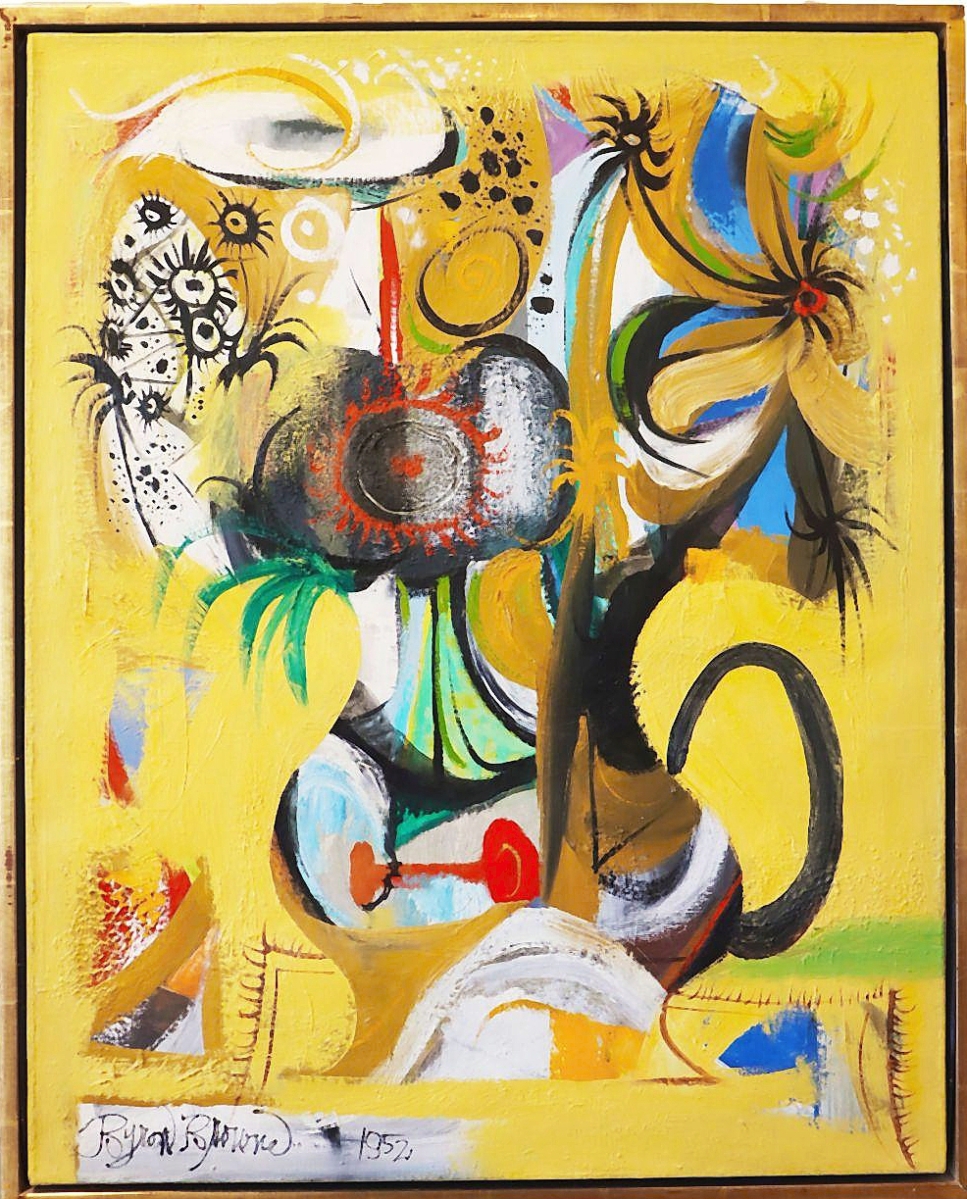 The top lot in the sale was “Sphinx” by George Byron Browne (1907-1961), which had come from a Sarasota estate. A buyer in Palm Beach, bidding online, took it to $19,530 ($20/25,000).