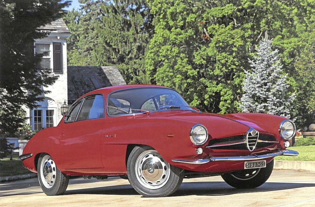 Top lot was this 1964 Alfa Romeo Giulia Sprint Speciale SS that drove off at $143,000.