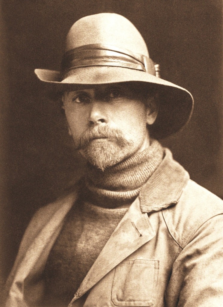 “Self-Portrait” by Edward S. Curtis, 1899. Photogravure. Peterson Family Collection.