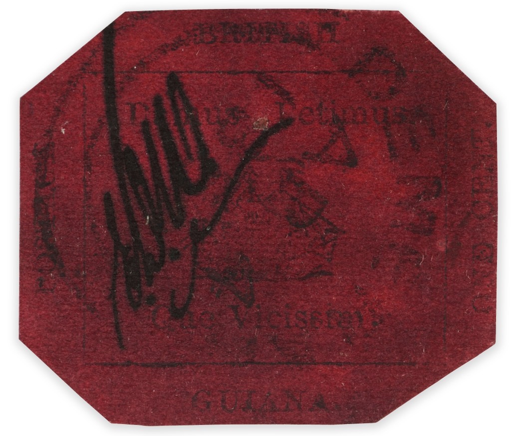 The famed One Cent Magenta, the most valuable stamp in the world, has been offered for fractional ownership by Stanley Gibbons on Showpiece.com.