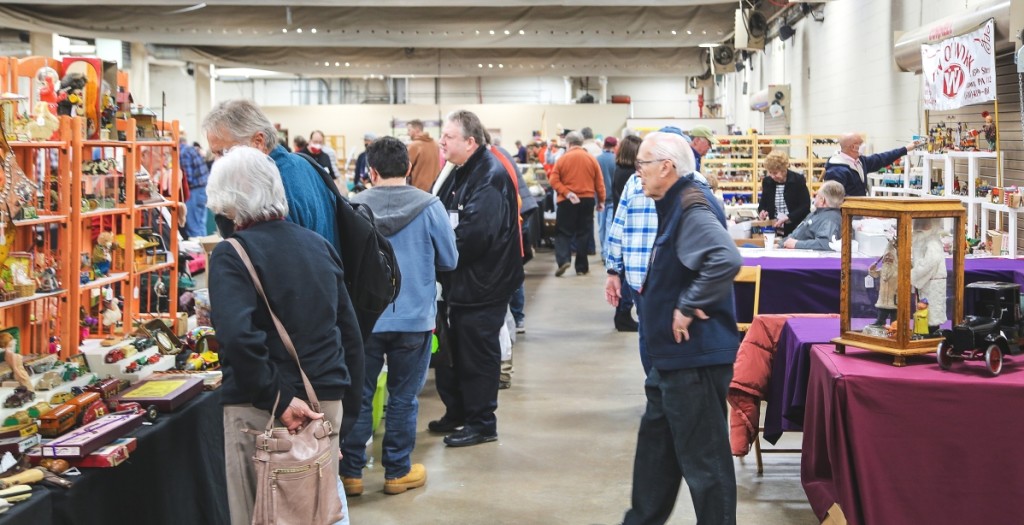 The aisles were buzzing shortly after the show opened.