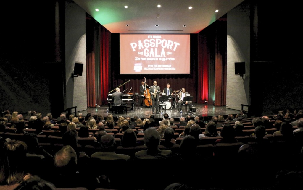 The music of the Smithsonian Jazz Masterworks Orchestra (SJMO) sets the tone   in the Root Family Auditorium at the Museum of Arts & Sciences   for the 9th annual Passport Gala fundraising event.