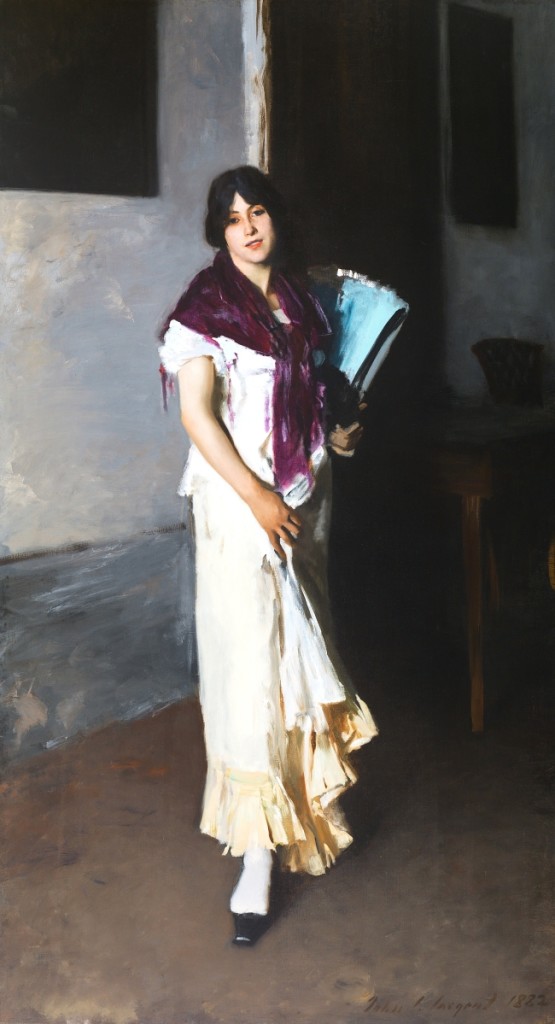 “A Venetian Woman” by John Singer Sargent, 1882. Oil on canvas. Cincinnati Art Museum, The Edwin and Virginia Irwin Memorial, 1972.37.