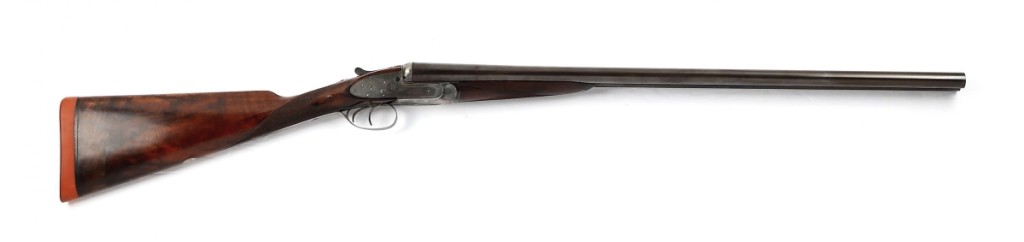 The James Purdey & Sons 12-gauge BEST sidelock shotgun led the sale at $11,500.