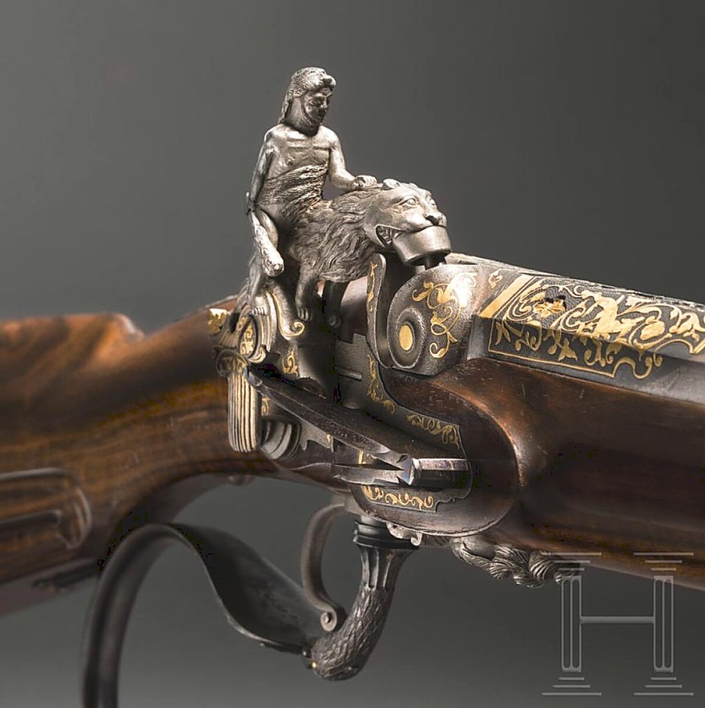 This Spanish percussion shotgun, circa 1840-50, was a significant presentation example that was probably made for the 1851 London World’s Fair or a member of the Spanish royal family. It made $25,200.