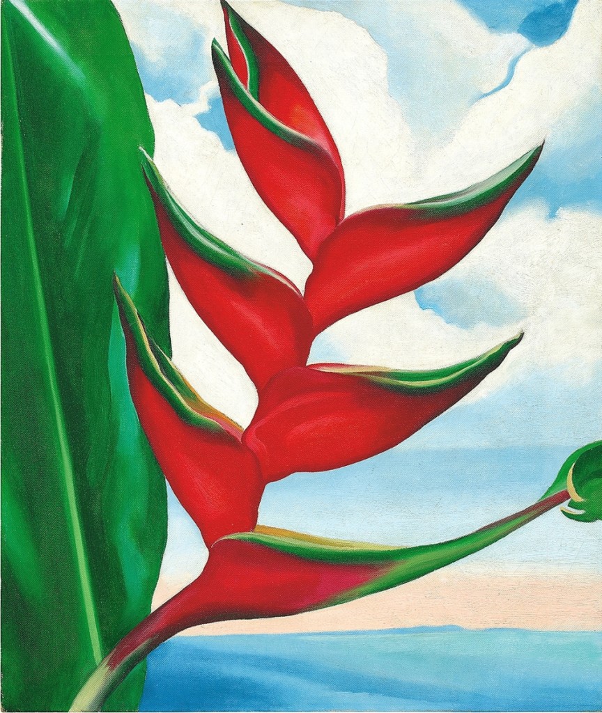 “Crab’s Claw Ginger Hawaii” by Georgia O’Keeffe (1887-1986), 1939, oil on canvas, 19 by 16 inches, sold for $7,748,000 in Phillips’ November 17, 2021, Twentieth Century & Contemporary Art Evening sale (estimate $4/6 million). Image courtesy of Phillips.