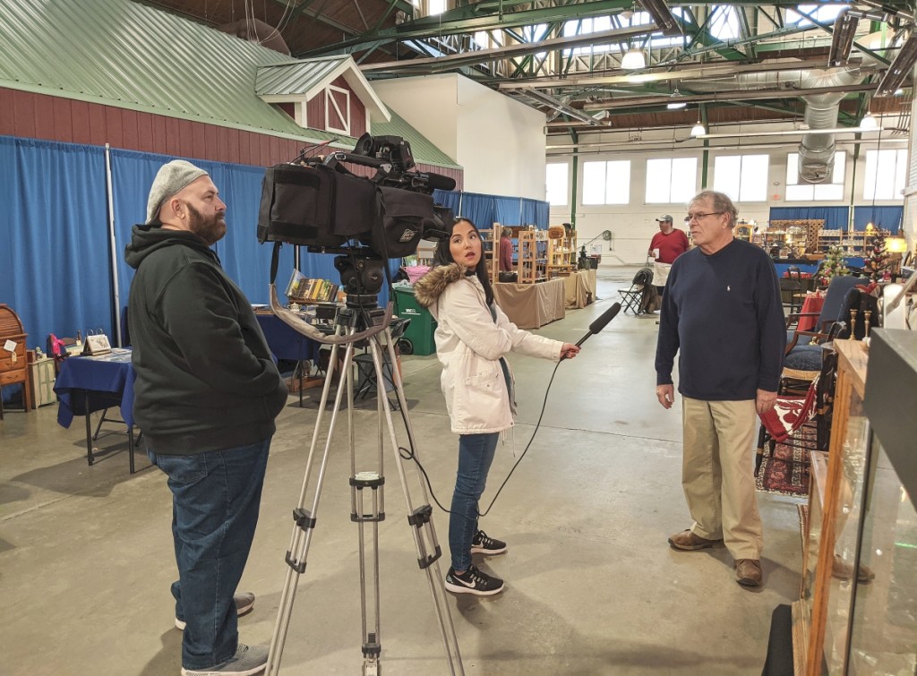 Steve Allman was interviewed by News Channel 9 Reporter Adrienne Smith during the show for the station’s 6 pm edition.