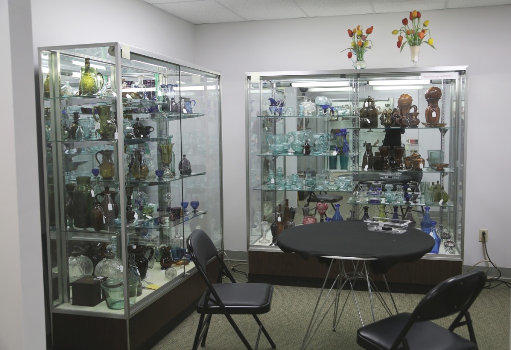 A sizeable selection of Good’s glass collection on preview at New Haven Auctions.
