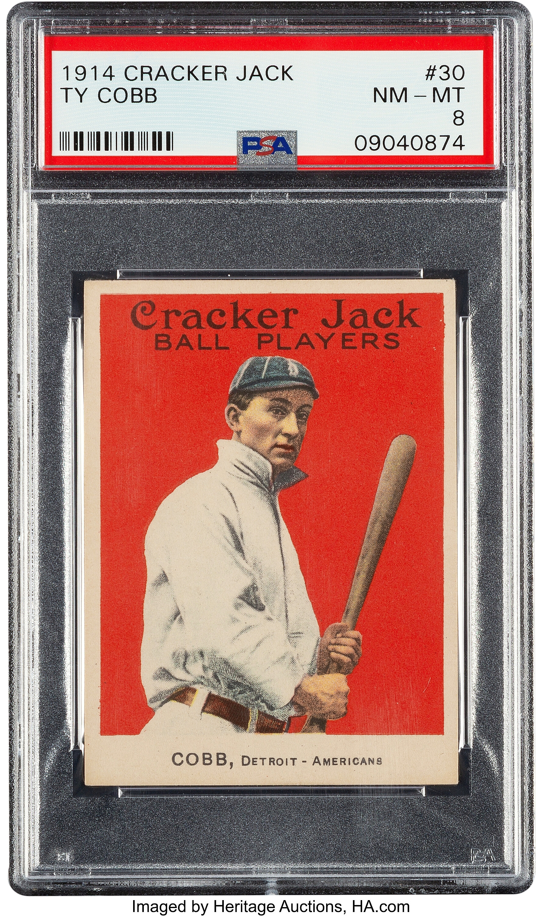 Cracker Jack Ty Cobb Card Homers At HeritageAntiques And The Arts