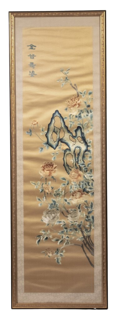 AB Vintage Accents Chinese Embroidery on Silk