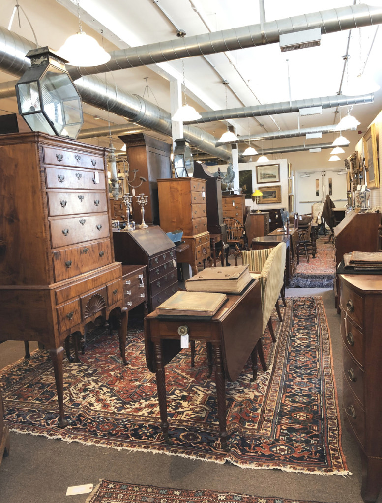 This portion of the gallery was filled with some of the furniture and other items in the sale.