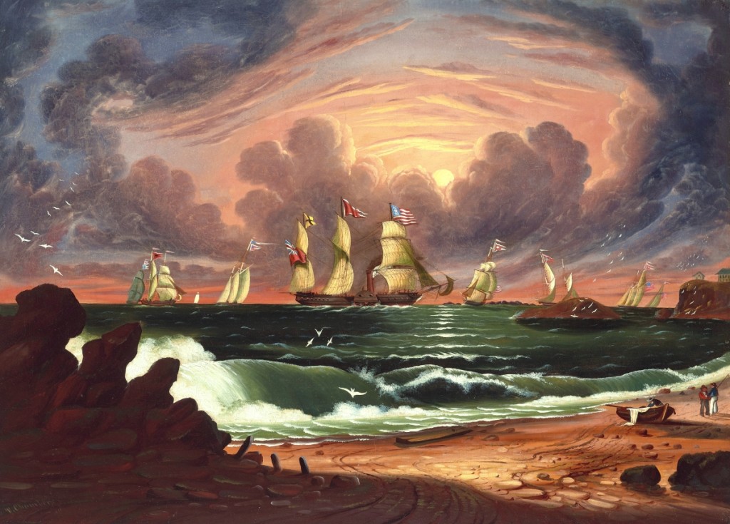 Bought for inventory rather than for a client, David Schorsch paid $437,500 for “View of Nahant (Sunset)” by Thomas G. Chambers (1808-1869). It is one of few works the artist signed and dated, and is now the record holding price for the artist (Goodman Collection, $60/90,000).