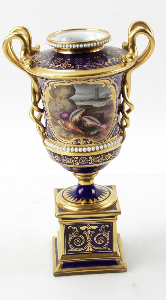 Flight Barr and Barr Worcester two-handled vase realized $13,200.