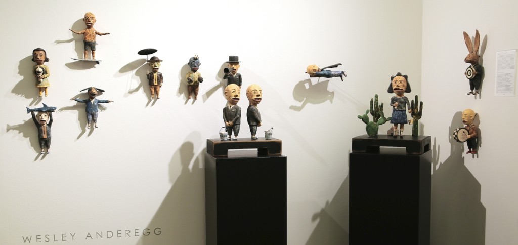 Stewart Gallery had several ceramic works by Wesley Anderegg on offer. Boise, Idaho.