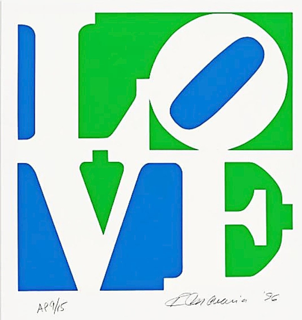 Robert Indiana’s (1928-2018) “The Book of Love,” a portfolio of 12 original poems and 12 original prints, led the day, selling for $100,000.