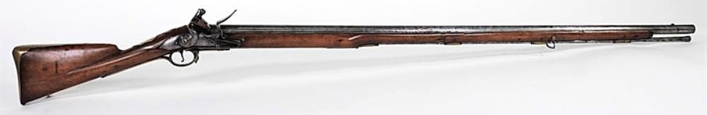 An advanced collector paid $35,525 for this British pattern 1742 musket that had American marks. It had been published twice by Erik Goldstein, as well as by another author. It was the second highest price of the day ($15/20,000).