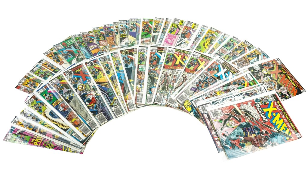 A group of ungraded X-Men comics from the mid-1970s brought $3,382.