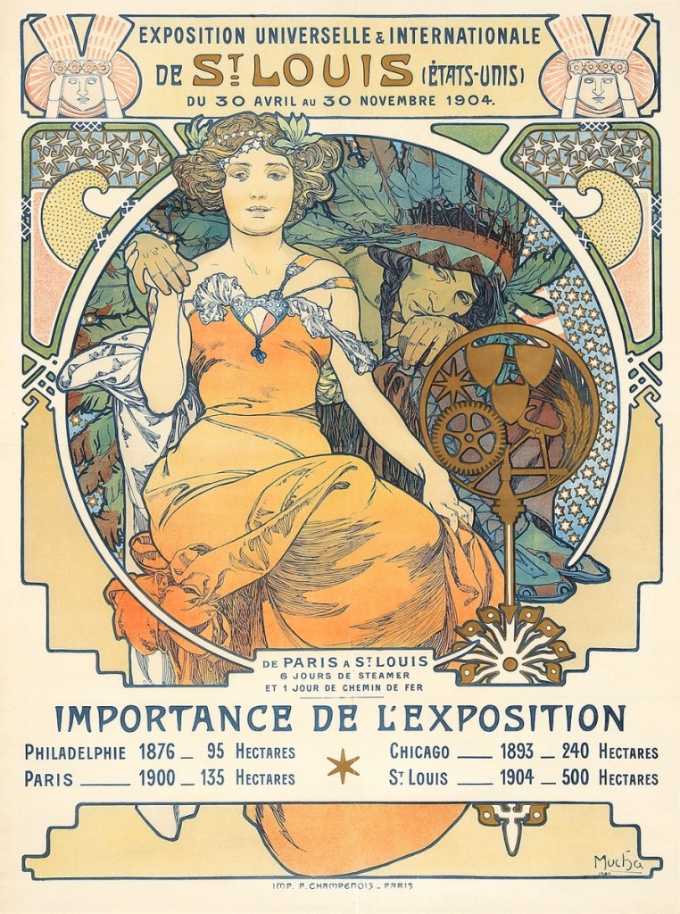 Alphonse Mucha, Exposition de St Louis, 1903, earned $50,400.