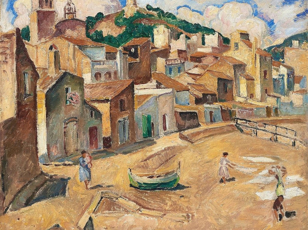 “Works by women artists are doing much better,” Rick Unruh said. “Fishing Town with Women on Beach” and “Seascape with Trees,” a double-sided oil on canvas work by Maria-Mela Muter realized $106,250 from a buyer in Poland ($50/70,000).